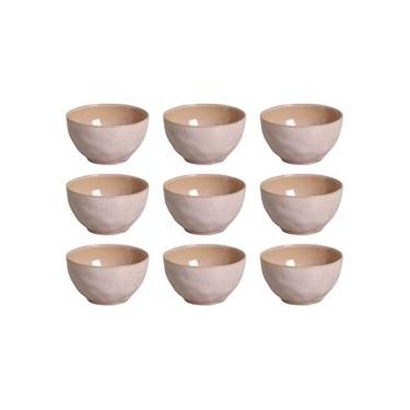Imagem de Conjunto de Bowls Orgânicos Litchi Porto Brasil em Stoneware 558 ml - 6 Peças
