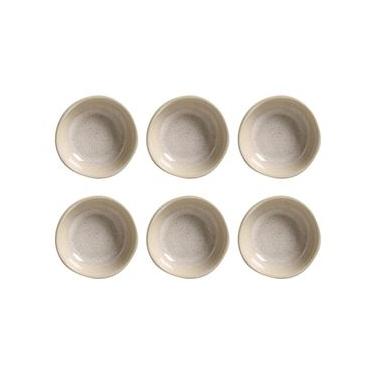 Imagem de Conjunto de Ramequim Porto Brasil Orgânico Latte com 6 Peças 70 ml - Bege