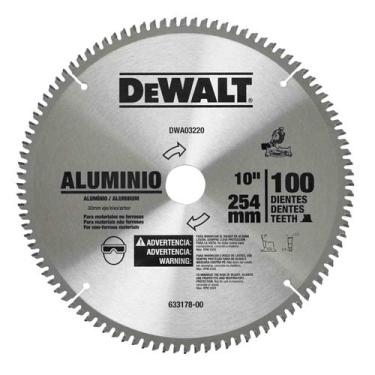 Imagem de Disco Lâmina Para Serra Esquadria E Bancada Dewalt Linha Dwa 10 Pol 25