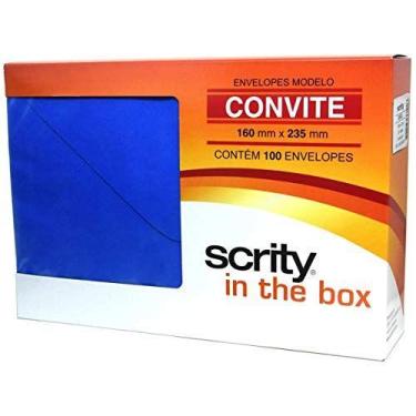 Imagem de Envelope Convite Colorido 160X235 Az.Royal Grecia 80G - SCRITY