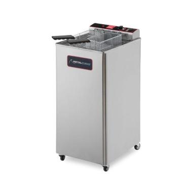 Imagem de Fritador Elétrico GFAO 18 P com Tanque em Aço Inox e Capacidade de 18L Cinza Metalcubas 110V