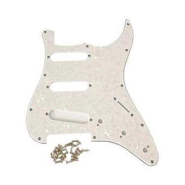 Imagem de Protetor De Guitarra Multicolorido Com 11 Furos SSS E Parafusos Para G