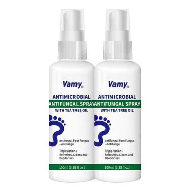Imagem de Kit para Pés e Unhas Vamy Spray Antifúngico 100ml 2 Unidades