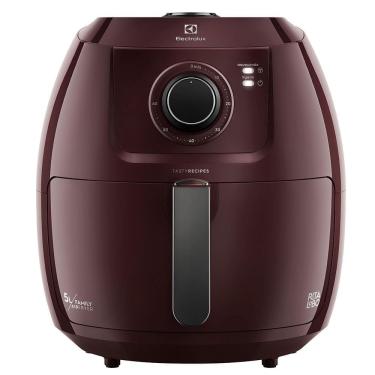 Imagem de Fritadeira Elétrica Sem Óleo Air Fryer Electrolux Family Efficient Por Rita Lobo EAF51 5L – Vermelha Escura
