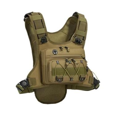 Imagem de Mochila De Peito Unissex Para Corrida, Colete Tático Para Esportes Ao 