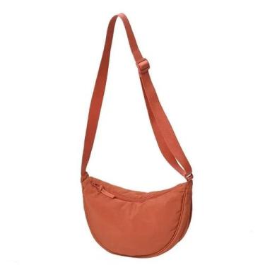 Imagem de Bolsa de Peito Feminina de Cor Sólida - Grande Capacidade e Estilo Mei