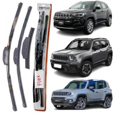 Imagem de Palheta limpador parabrisa compass 12-16 renegade gancho 16- - VETOR (