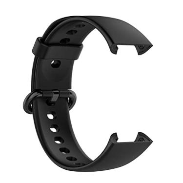 Imagem de CXWLD Pulseira de relógio compatível com Mi Watch2 Lite/Redmi Watch 2 de silicone macio para substituição esportiva
