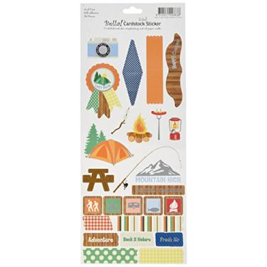 Imagem de Ruby Rock-It Adesivos de cartão Bella Camping Foil Cartolina, 4,5 x 30 cm