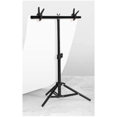 Imagem de Suporte Em T Para Fundo Fotográfico de 200X100cm Para Estúdio Fotográfico Suporte Para Fundo Para Ensaio Fotográfico