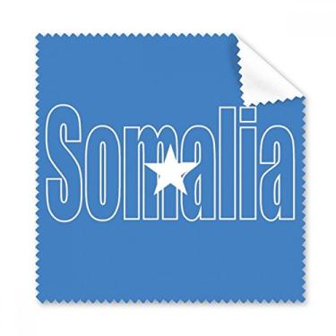Imagem de Pano de limpeza de tela de telefone com nome da bandeira da Somália, 5 peças