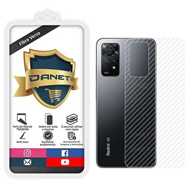 Imagem de Pel�cula De Gel Fibra Traseira Para Redmi Note 11 e Note 11s - Modelo com tela de 6.43 - Film Fibra de Carbono