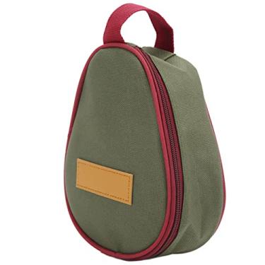 Imagem de bolsa de frigideira de acampamento com zíper design bolsa de armazenamento de frigideira bolsa de cozinha para acampamento ao ar livre armazenamento doméstico(Green), Bolsa de frigideira pequena,