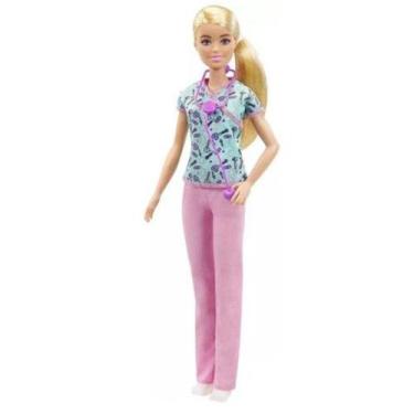 Imagem de Boneca Barbie Profissões Enfermeira Dvf50/Gtw39 (16351) - Mattel
