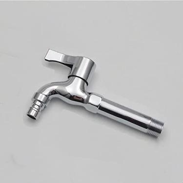 Imagem de Moda jardim bronze alongar torneira aberta rápida/máquina de lavar torneira de água fria/esfregão torneiras de piscina, smt129,170l