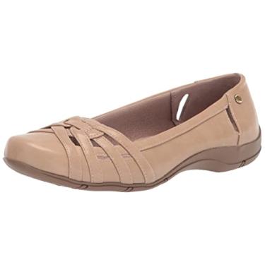 Imagem de LifeStride Sapatilha feminina de balé Diverse, Tender Taupe, 7 X-Wide