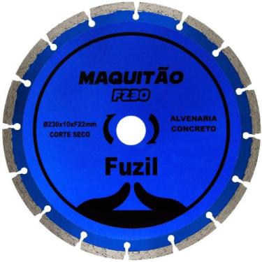 Imagem de Disco Diamantado Turbo Makitão Fuzil 9"  230X10xf22mm