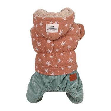 Imagem de Cachorro Clima Frio Casacos Cachorro Casaco De Inverno Cachorro Jaqueta De Inverno Inverno Pet Cão Roupas Fofos Espessos Cão Pequeno Coelho De Algodão Ursinho Ursinho De Inverno Roupas