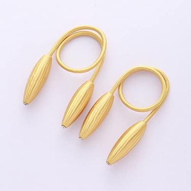 Imagem de Cinta de cortina DIY criativa sem perfuração e sem instalação, fivela magnética, prendedores de cortina, T7,4 pcs