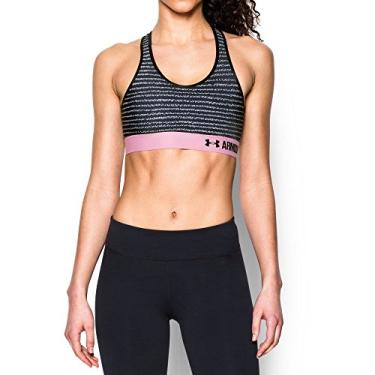 Imagem de Under Armour Sutiã feminino com estampa Heat Gear