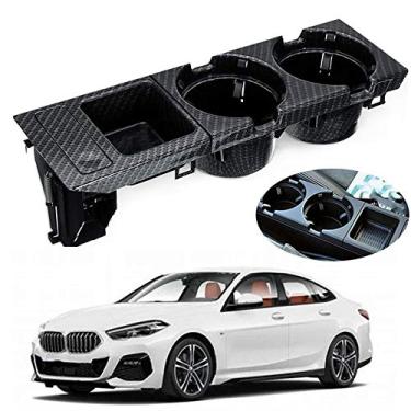 Imagem de munirater Suporte de moedas para console central de fibra de carbono frontal para BMW E46 323i 325i 328i 330i m3 51168217953