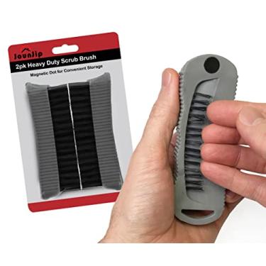 Imagem de Jounjip 2 Pacotes Escova de Esfoliação Dupla Lateral Escova de Unha para Cuidados Pessoais e Higiene, Mecânico, Jardineiro