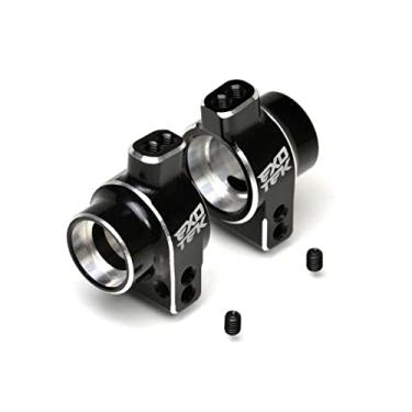 Imagem de EXOTEK RACING LLC Rear Heavy Duty RC Hub Set 7075 Black with Silver 1 Pair Losi 22S Drag Car ETK2029 Electric Car/Truck Option Parts