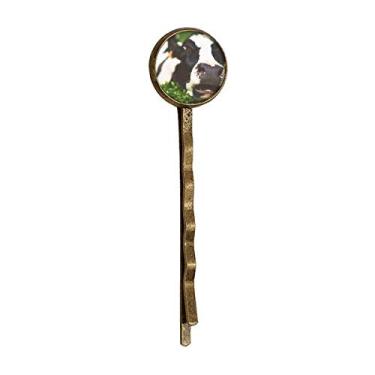 Imagem de Pcture Organismo Terrestre Animal Vaca Retro Metal Hair Bobby Pin Headwear