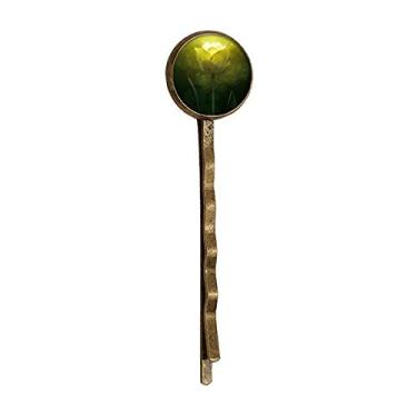 Imagem de Grampo de cabelo de metal retrô para plantas de flores de tulipa