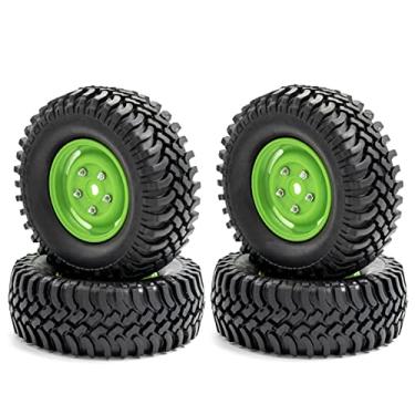 Imagem de Qudai Pneus de carro com substituição de jantes para carro 1/10 TRX-4 Axial SCX10 90046 90047 CC10 RC