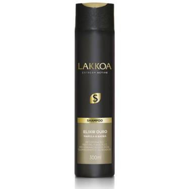 Imagem de Shampoo Hidratação Capilar Elixir Ouro Lakkoa 300ml