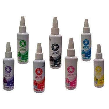 Imagem de Corantes Soft Gel Mago 7 Cores - Hiper-concentrado