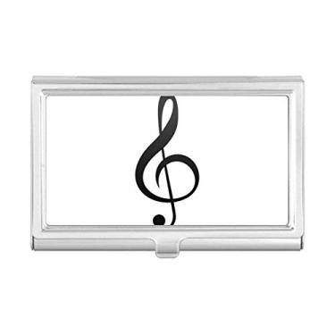 Imagem de Black Music — Carteira branca com porta-cartões de visita