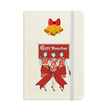 Imagem de Caderno de mulher vermelha da cultura chinesa mas jingling Bell