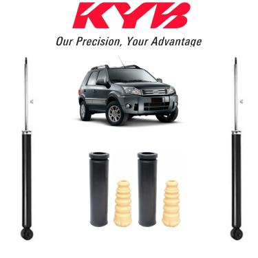 Imagem de 2 Amortecedor Traseiro Kayaba+Kit Batente Ford Ecosport 4x4 2006 2007