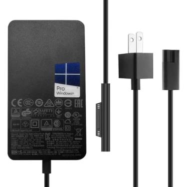 Imagem de Carregador Pro 44W 15V 2.58A fonte de alimentação compatível com Microsoft Surface Pro 6 Pro 5 serve para cabo de alimentação modelo 1796 1800 com porta de carregamento USB 5V 1A