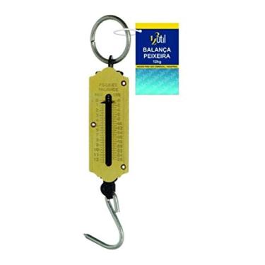 Imagem de Balança Aço Gancho Peixeira Pesa Até 12kg/26lbs