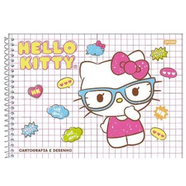 Imagem de Caderno De Desenho Hello Kitty 80Fls Jandaia