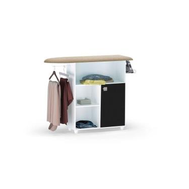 Imagem de Tábua de Passar Roupa 1 Porta Passadeira Mariana Branco Pto - AJL Móveis
