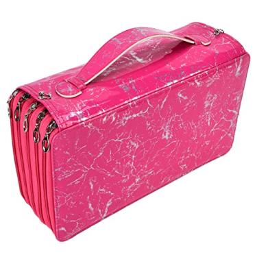 Imagem de Estojo de Lápis Portátil, Bolsa, Organizador, Estojo de Lápis Portátil, Grande Capacidade, Desenho para Colorir, 300 Furos, Estojo de Lápis Colorido, Estojo de Caneta, Bolsa de