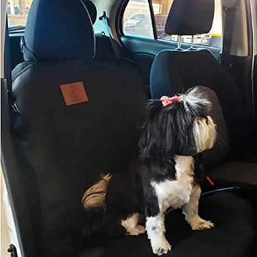 Imagem de Capa Protetora de Carro Para Pet Cachorro E Gato Banco Dianteiro da Frente