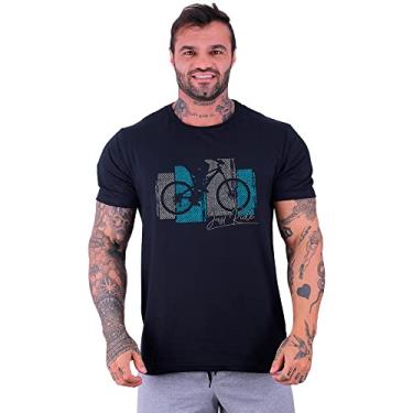 Imagem de Camiseta Tradicional Bicolor Masculina Básica MXD Conceito MTB Mountain Bike Speed Gravel T-Shirt Ciclismo Casual (M, Opção 18)