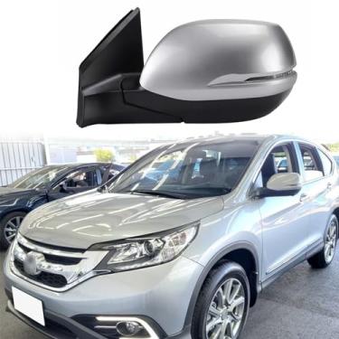 Imagem de Substituição do espelho lateral do motorista adequado para HONDA CRV CR-V RM1 RM2 RM4 2012 2014 2015 2016 Honda CRV CR-V RM1 RM2 RM4 Conjunto de espelho retrovisor lateral do carro, lente ajustável