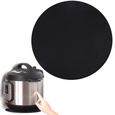 Imagem de Tapetes deslizantes para Ninja Foodi e Instant Pote, tapetes redondos deslizantes para utensílios de cozinha, tapetes deslizantes para mover pequenos eletrodomésticos, cafeteiras, panela de pressão,