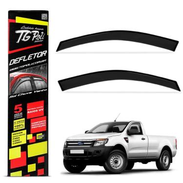 Imagem de Calha de Chuva Ranger 2013 a 2023 Defletor Fumê Tgpoli