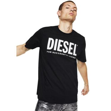 Imagem de Camiseta Diesel Masculina T-Just Logo Preta-Masculino