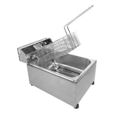 Imagem de Fritadeira Elétrica Profissional Ipe Cozinhas 5 L Aço Inox