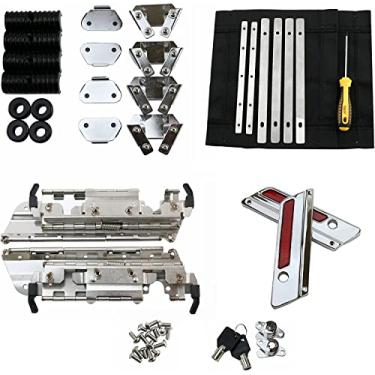 Imagem de YTS Motor Saddlebag Kit de ferragens para Harley Touring Street Glide Electra Glide Road Glide Road King 1993-2013 (conjunto B)