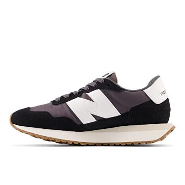 Imagem de New Balance Tênis masculino 237 V1, Preto/ímã/sal marinho, 7