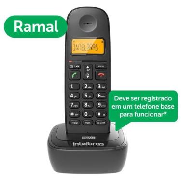 Imagem de Ramal sem Fio TS 2511 Intelbras, Preto